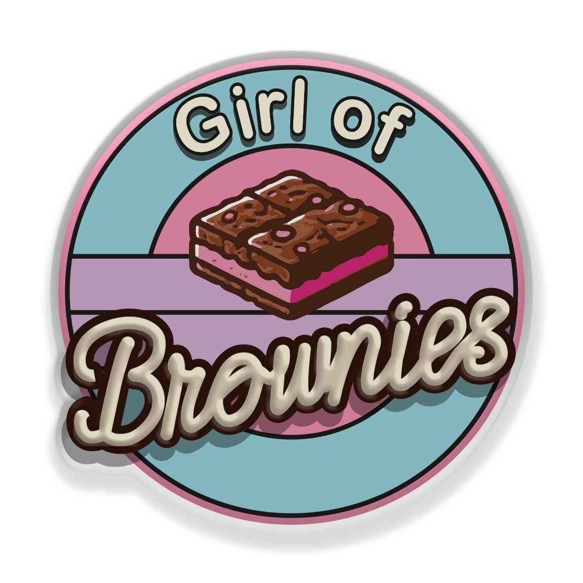 Girl of Brownies Logo